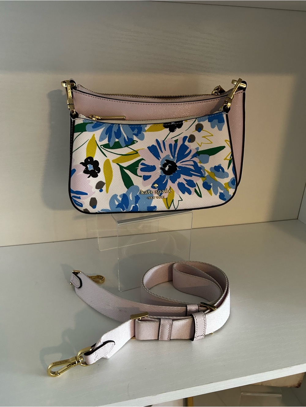 MSRP $349 NWOT Kate Spade New York Duet Floral Crossbody festival floral